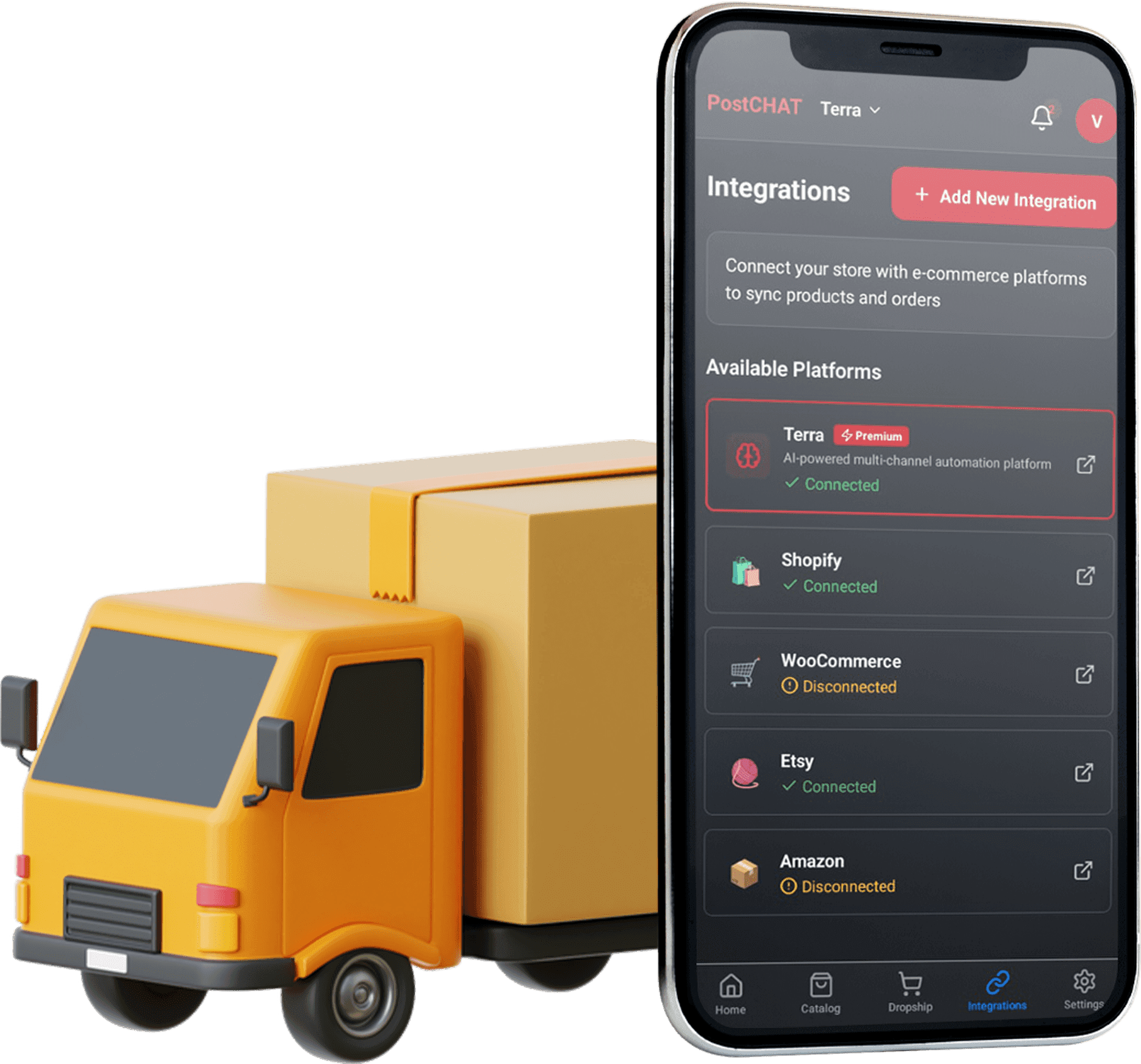 PostCHAT Dashboard Preview